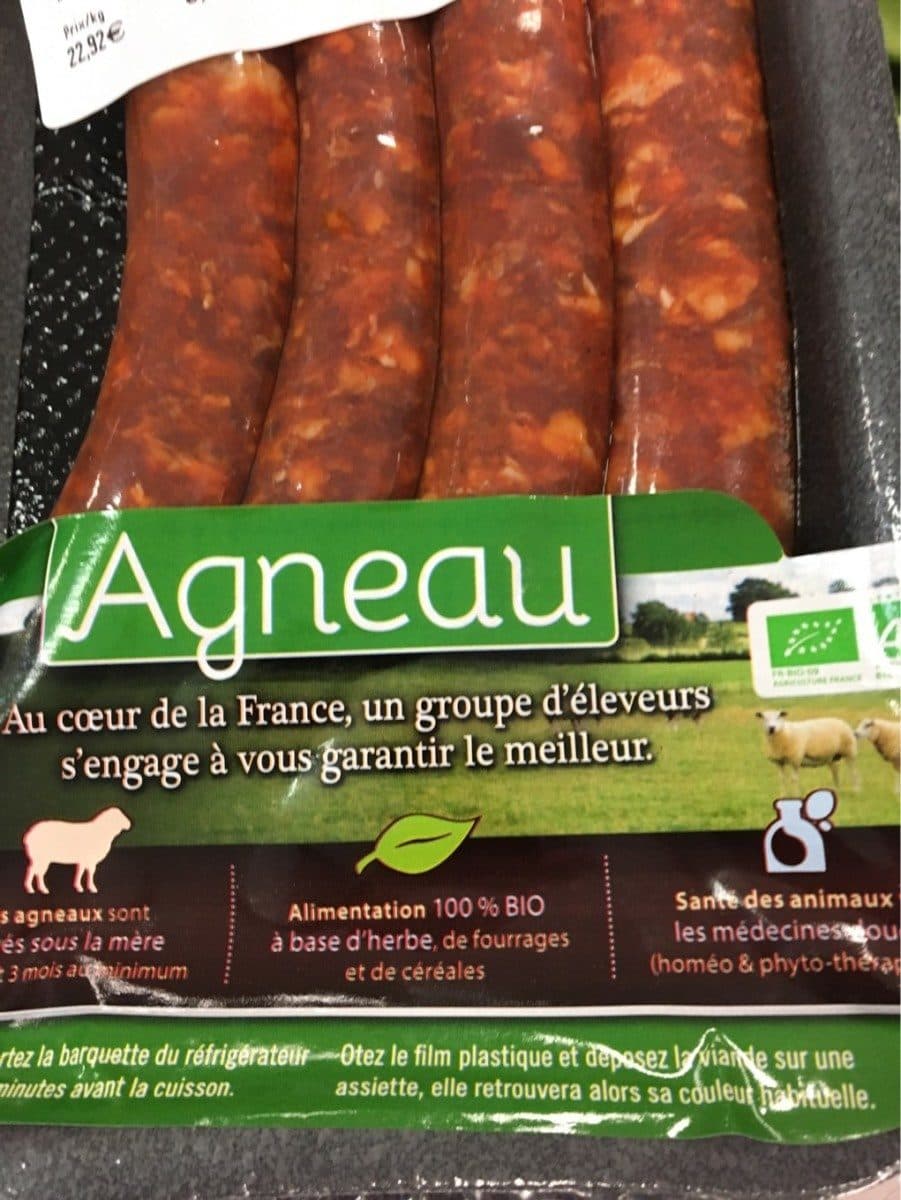 Open Food Facts Merguez packshot