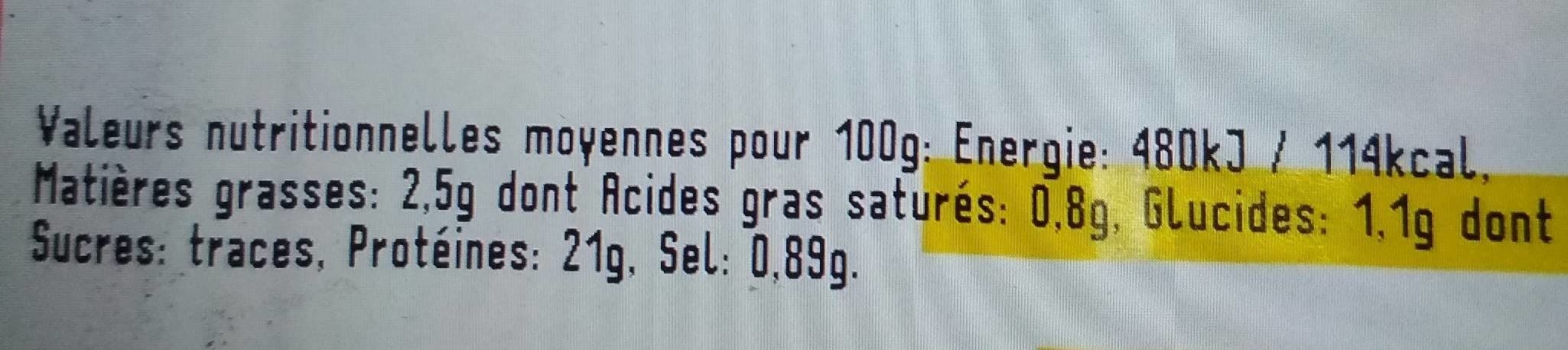 Open Food Facts Brochettes de filet de poulet aromatisé au citron, crue packshot