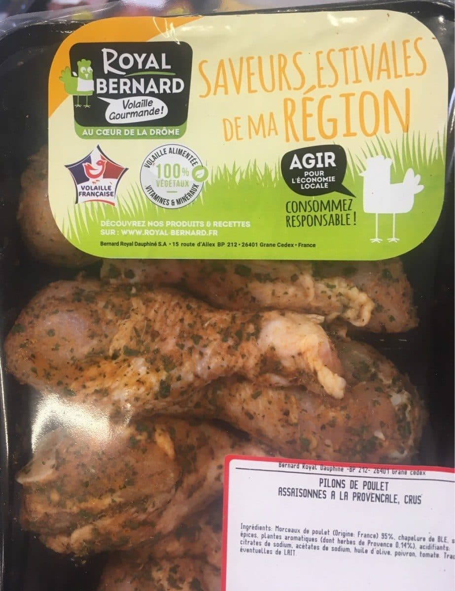 Open Food Facts Pilons poulet packshot