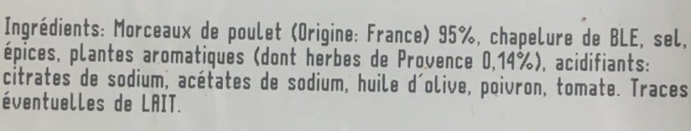 Open Food Facts Pilons poulet packshot