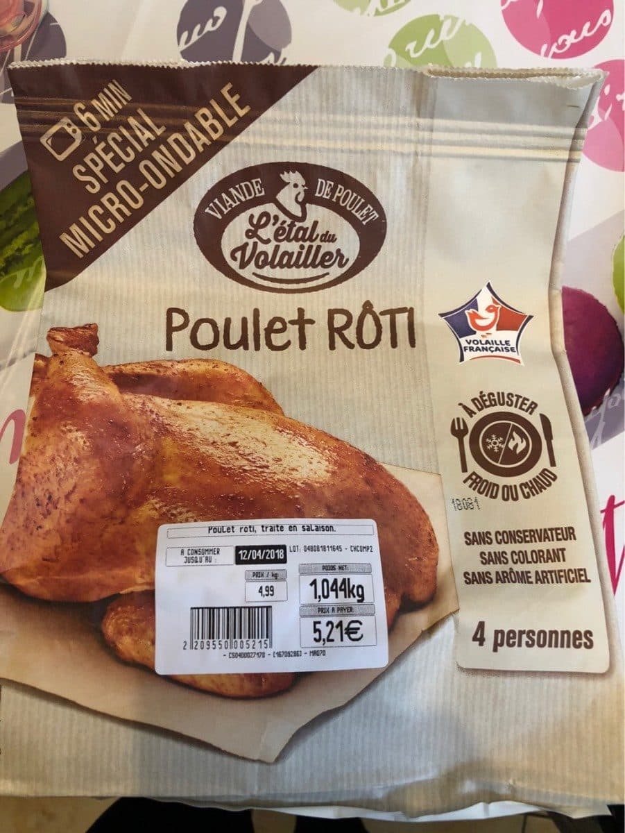 L'etal Du Volailler Poulet roti packshot