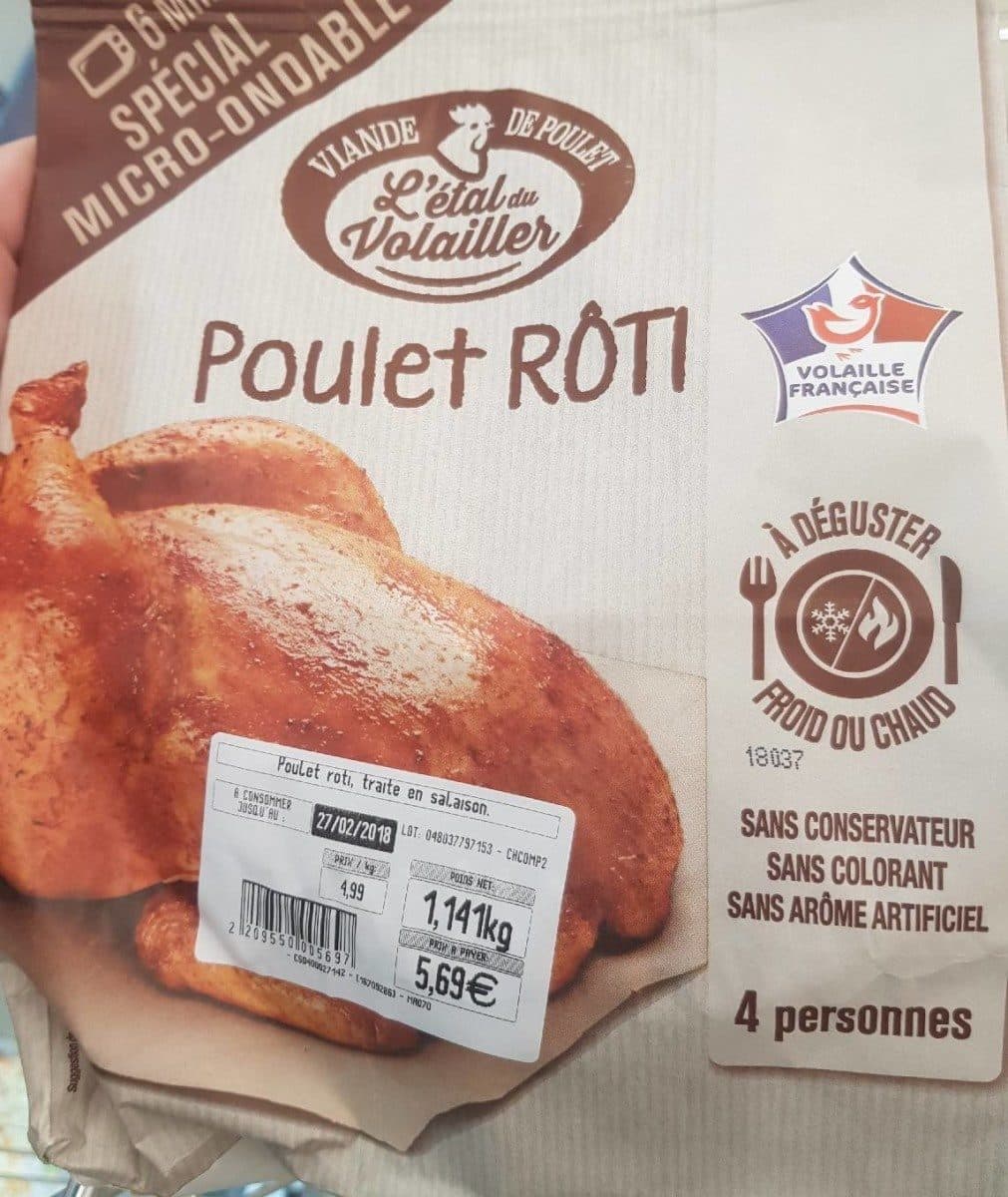 L'etal Du Volailler Poulet roti packshot