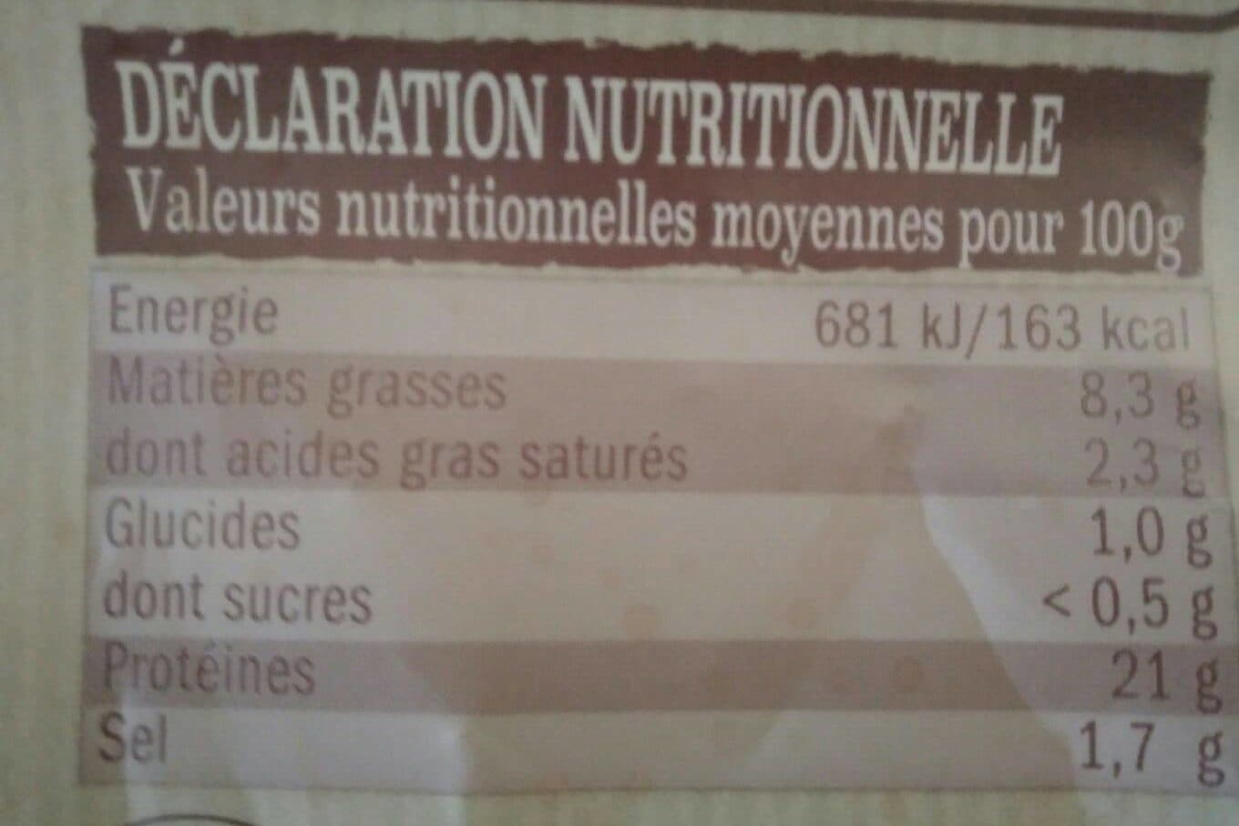 L'état Du Volailler Poulet rôti packshot