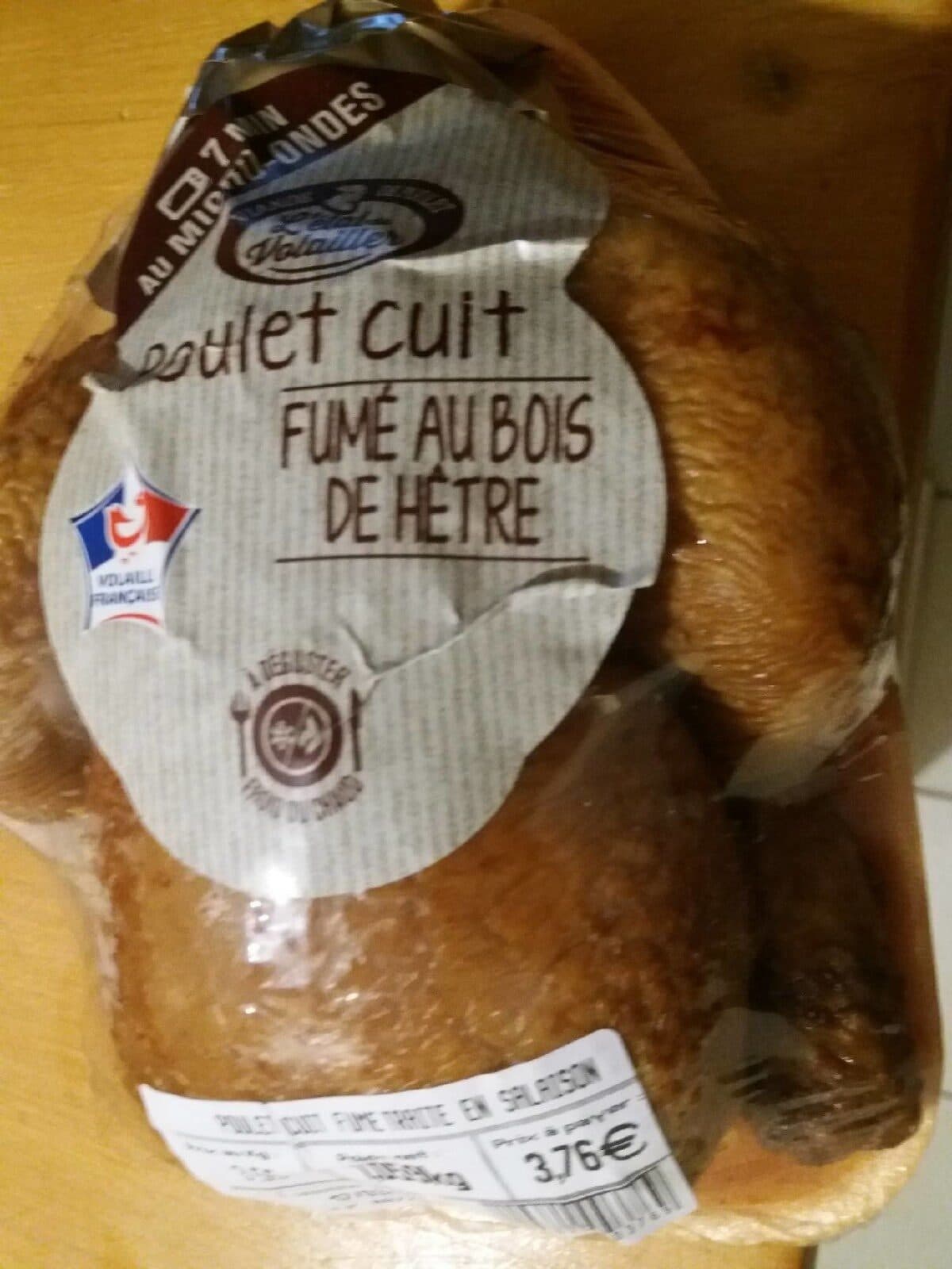 Open Food Facts Poulet cuit fumé packshot