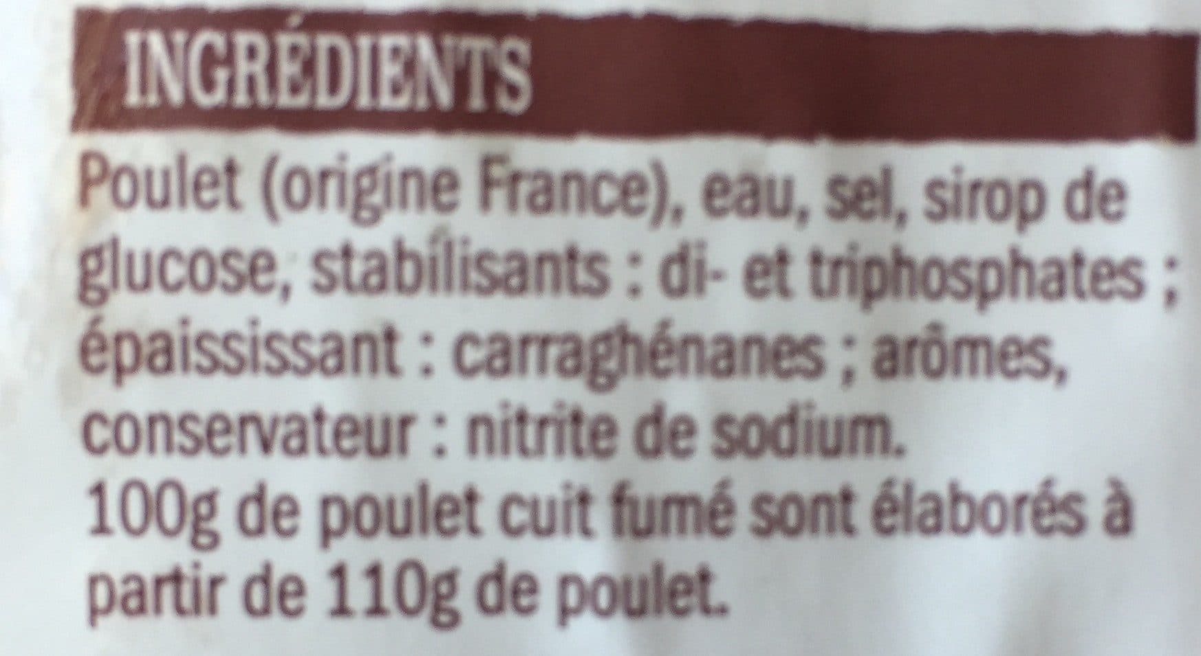 L'etal Du Volailler poulet cuit fumé packshot