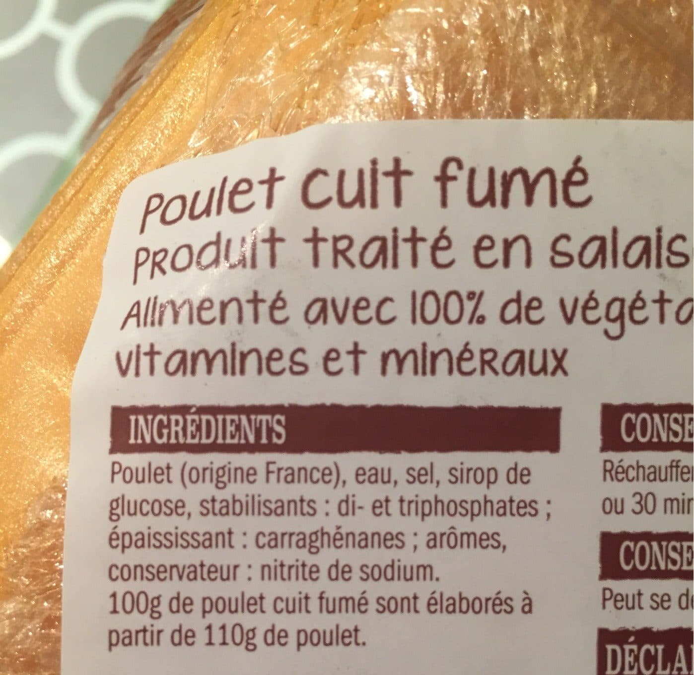 Lidl Poulet cuit fumé packshot