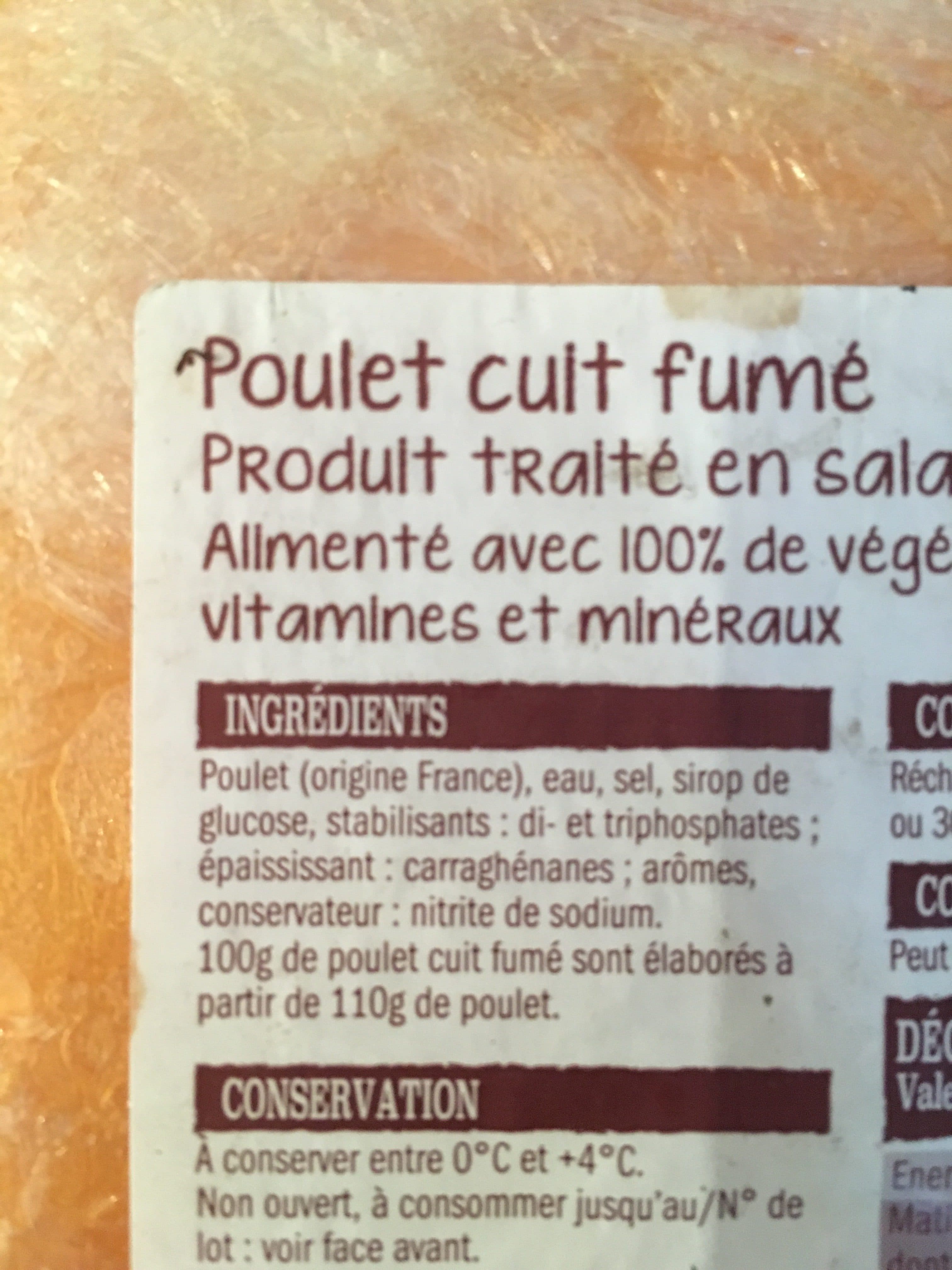 Lidl Poulet cuit fumé au bois de hêtre packshot