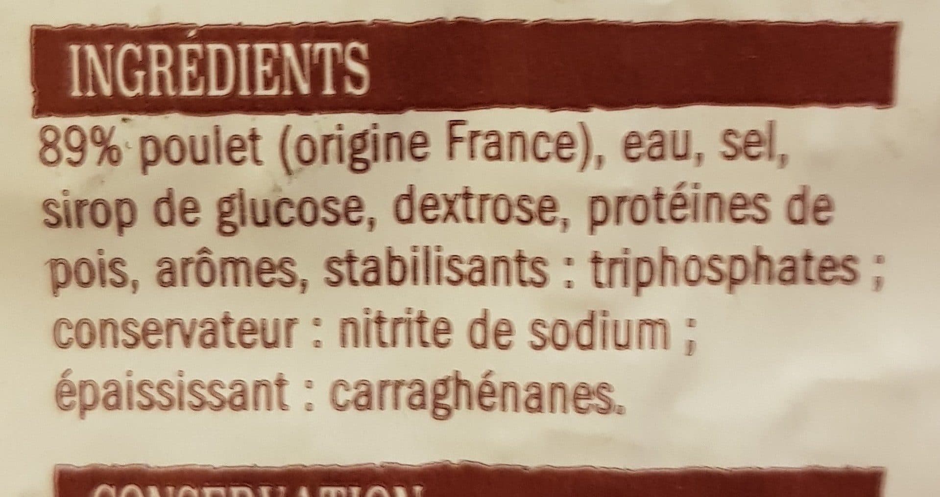 L'etal Du Volailler Poulet cuit fumé au bois de hêtre packshot