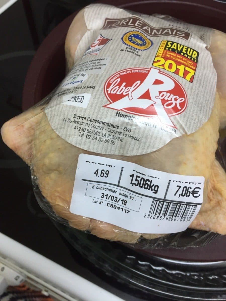 Open Food Facts Poulet packshot
