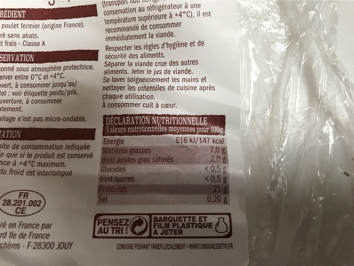 Ronsard Poulet fermier de l’orleanais packshot