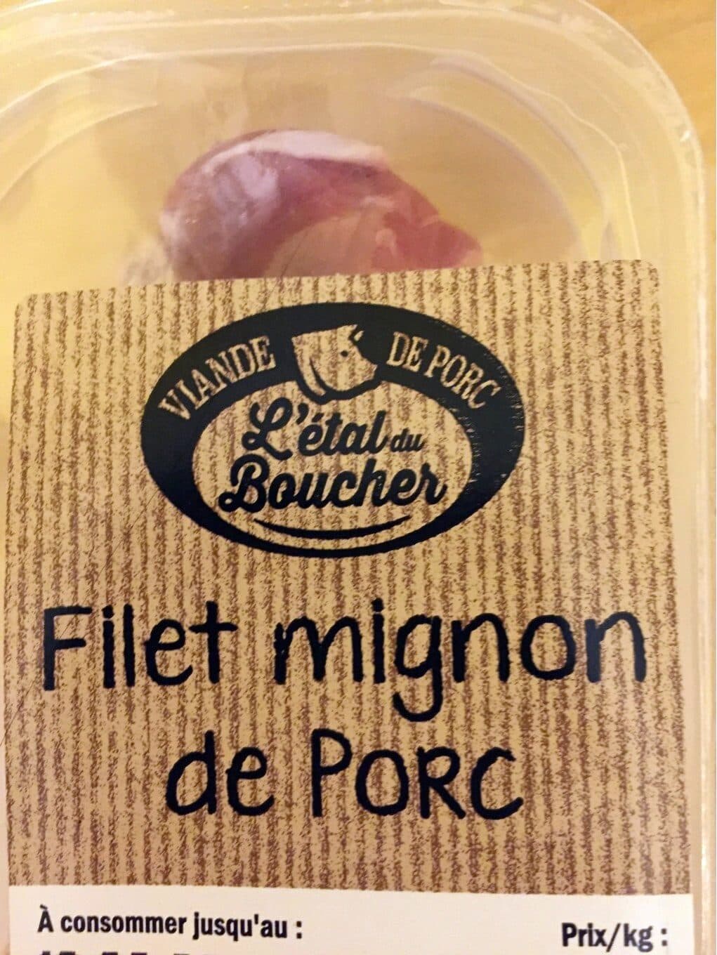 L’etal Du Boucher Filet mignon de porc packshot