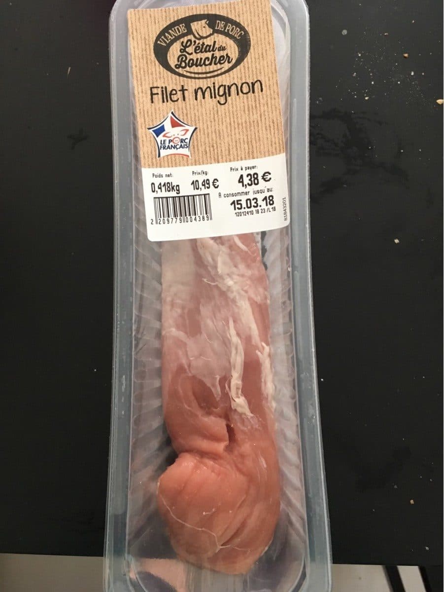 L'Étal du Boucher Filet mignon de porc packshot
