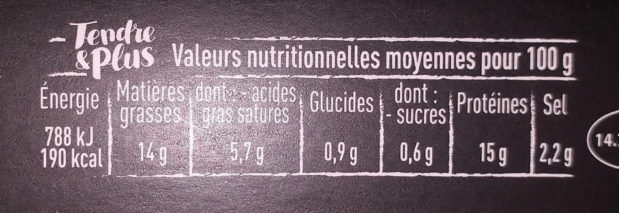 Tendre&Plus Palette de porc packshot