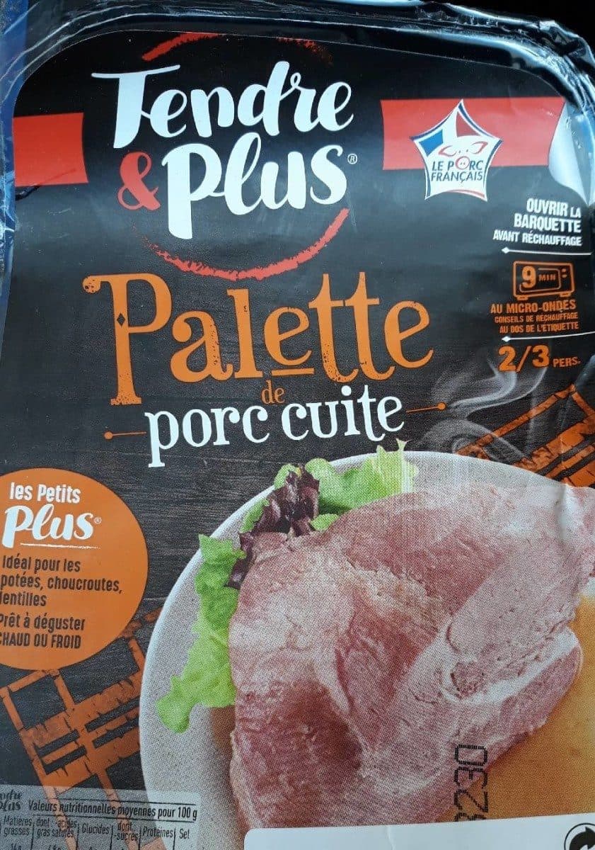 Open Food Facts Palette de porc cuite packshot