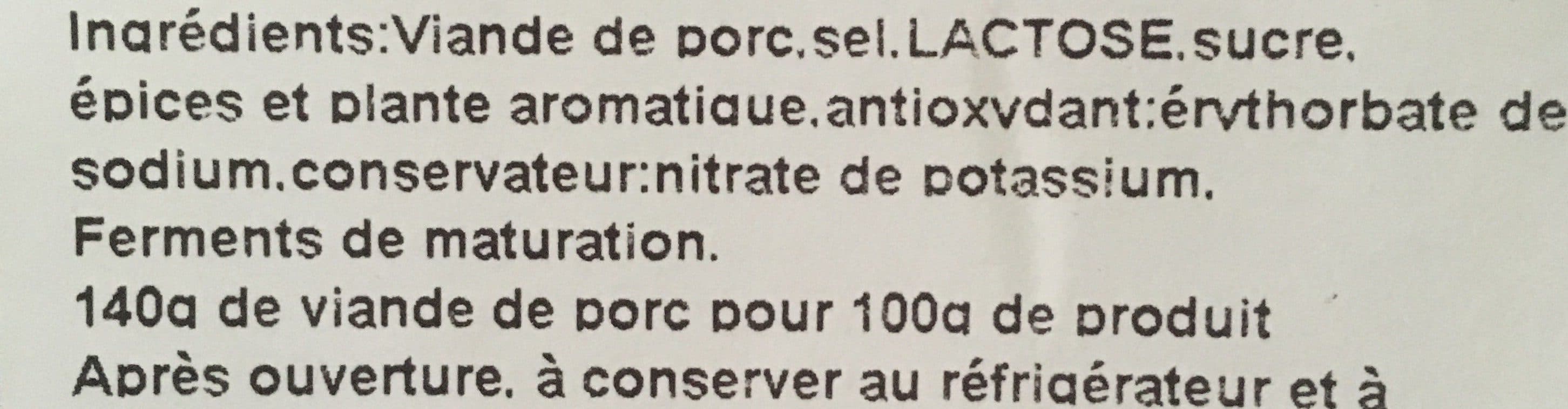 Pierre Bertrand Rosette, pur porc packshot
