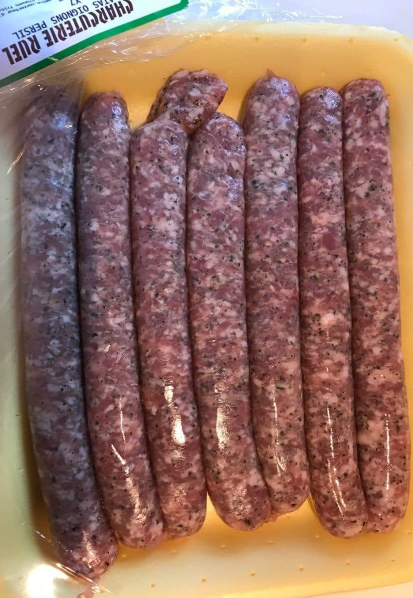 Open Food Facts Chipolatas oignons persil packshot