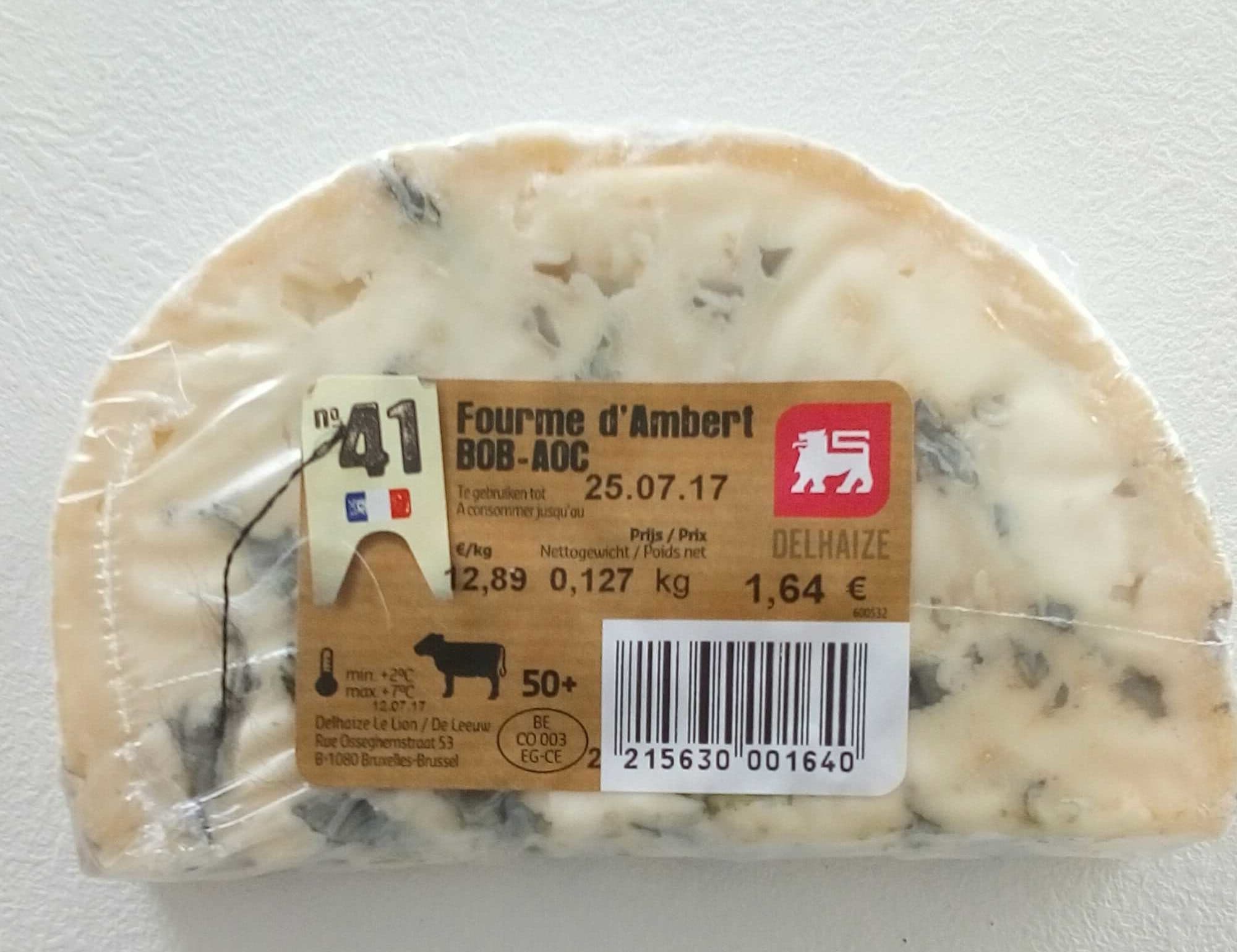 Delhaize Fourme d'Ambert 1/2 packshot