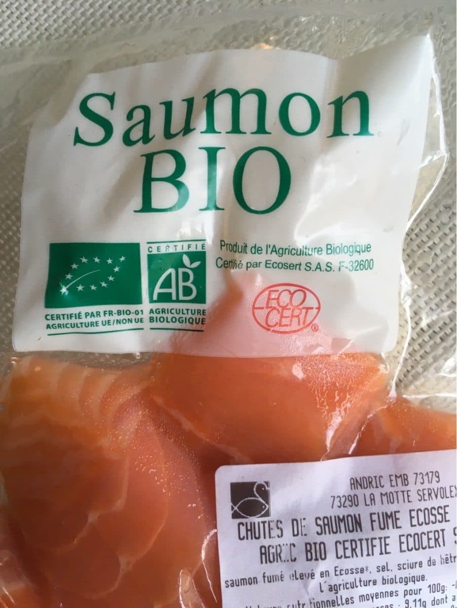 Open Food Facts Chutes de Saumon Bio packshot