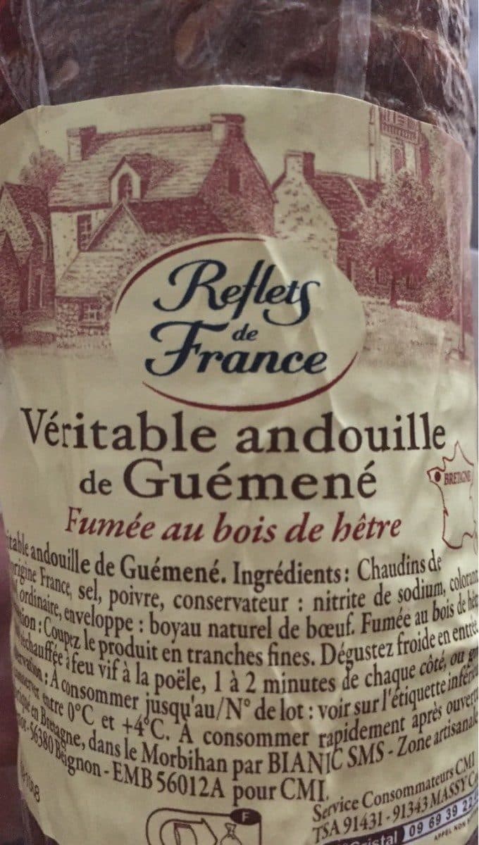 Open Food Facts Veritable andouille de guemene packshot