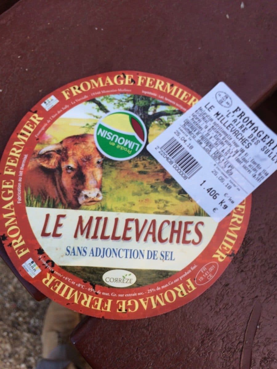 Open Food Facts Fromage fermier aire des sully packshot