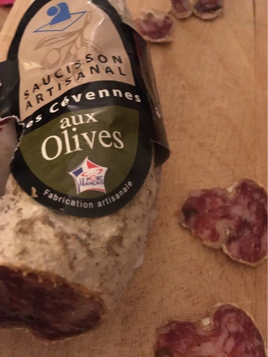 Open Food Facts Saucisson sec olives packshot