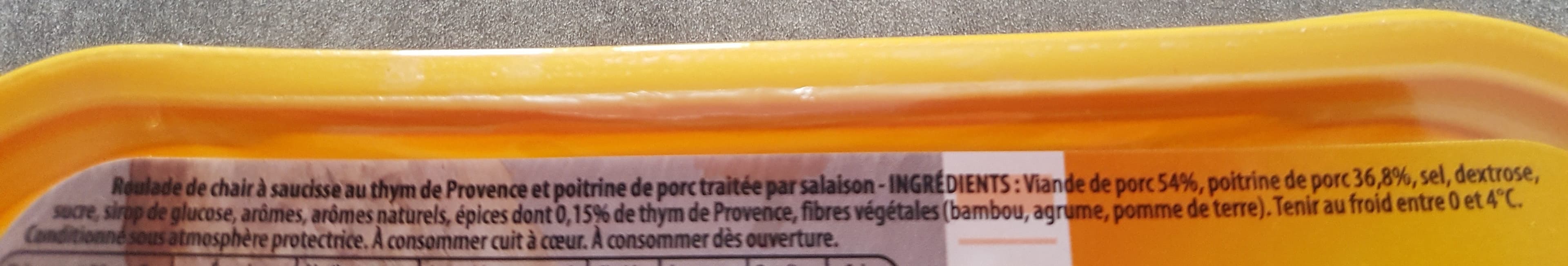 Bigard Roulade thym de Provence packshot