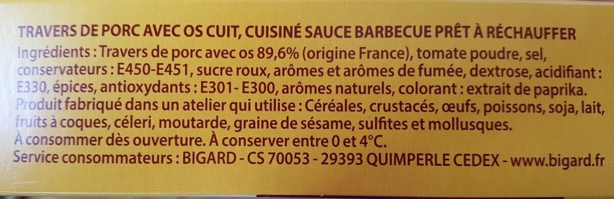 Bigard Rond saveur barbecue packshot