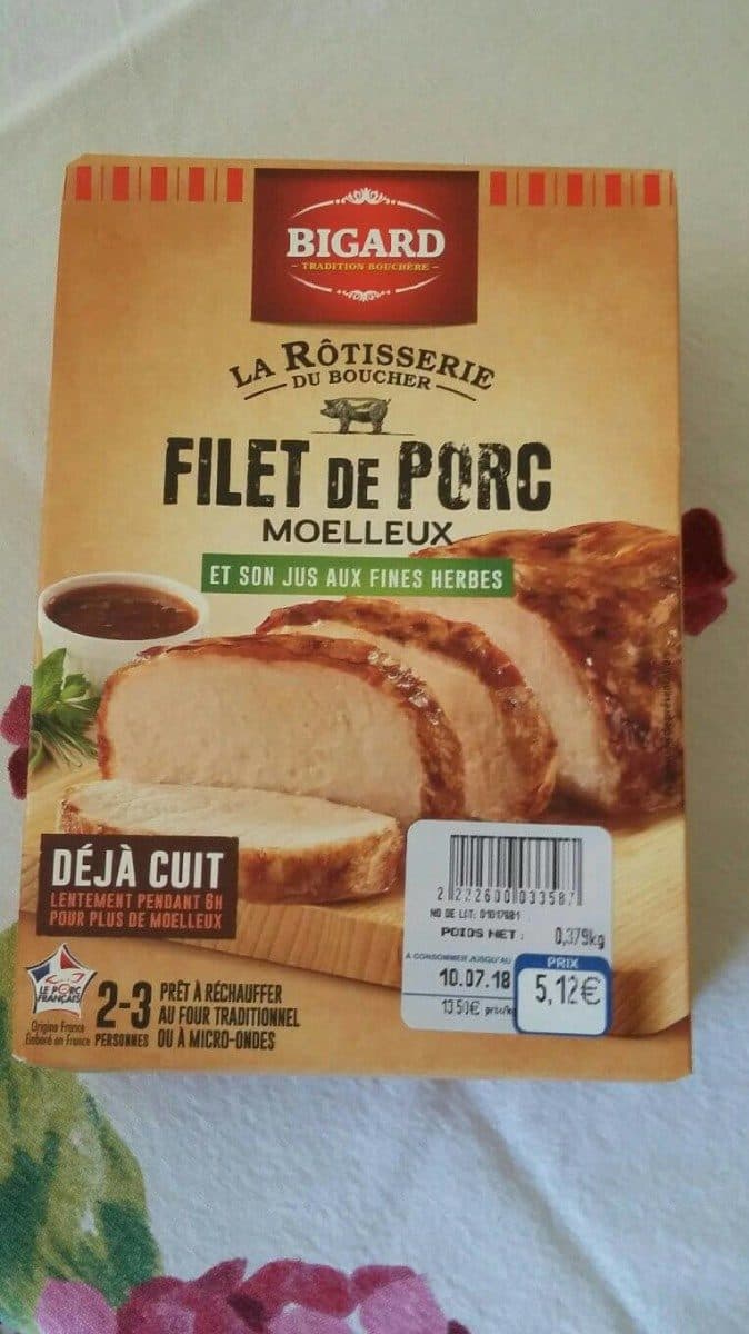 Bigard Filet de porc la rôtisserie packshot