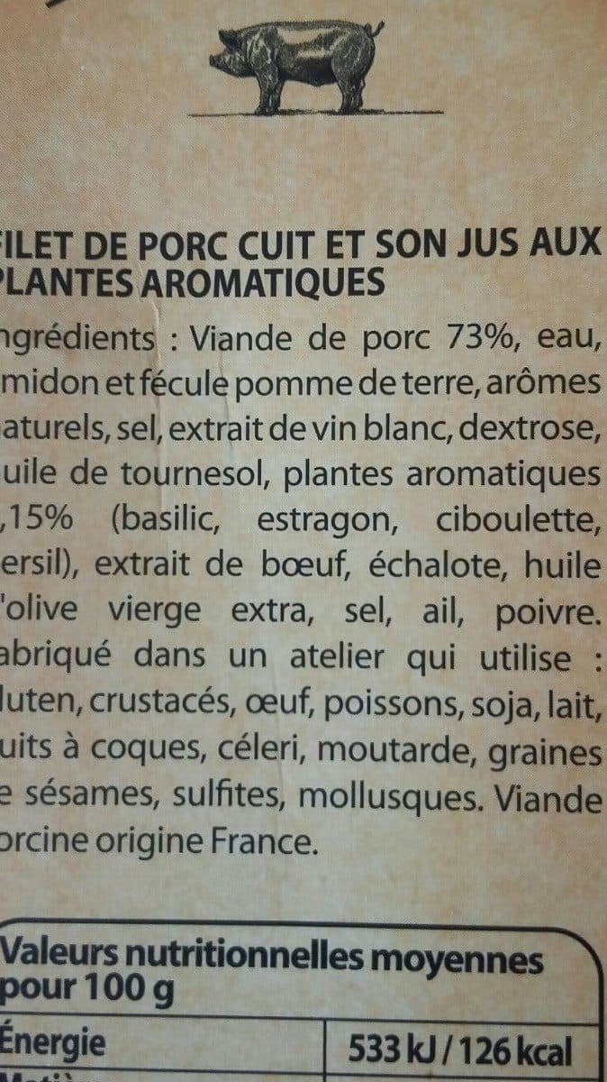 Bigard Filet de porc la rôtisserie packshot