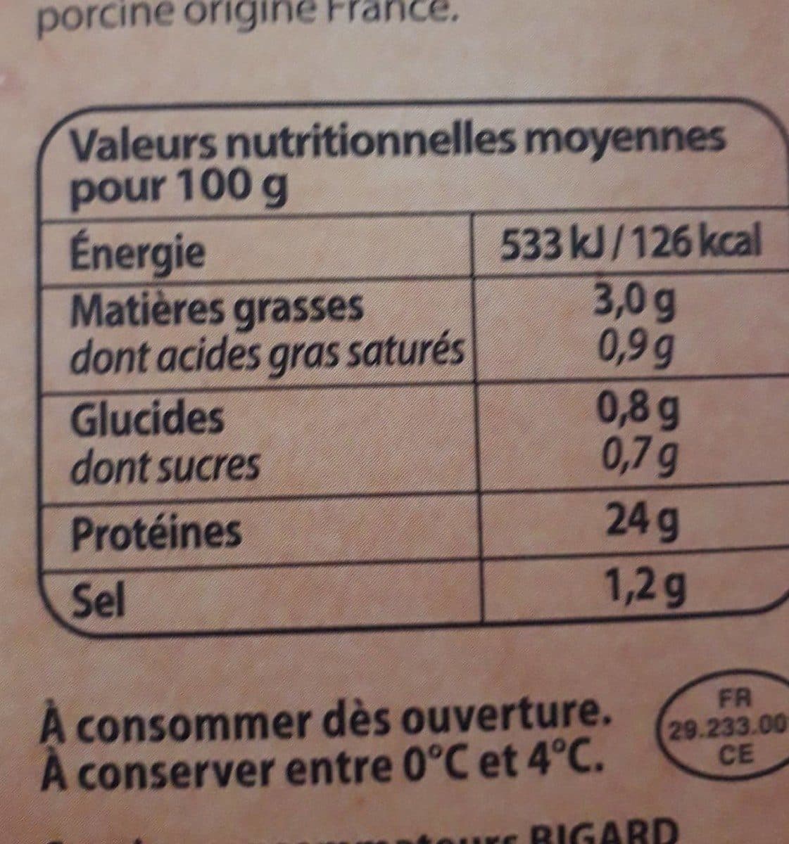 Bigard Filet de porc packshot