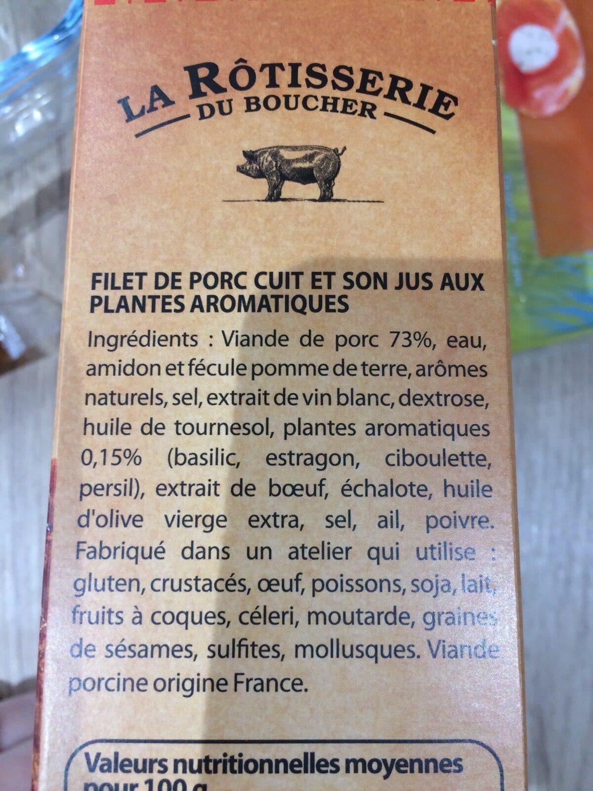 Bigard Filet de porc packshot