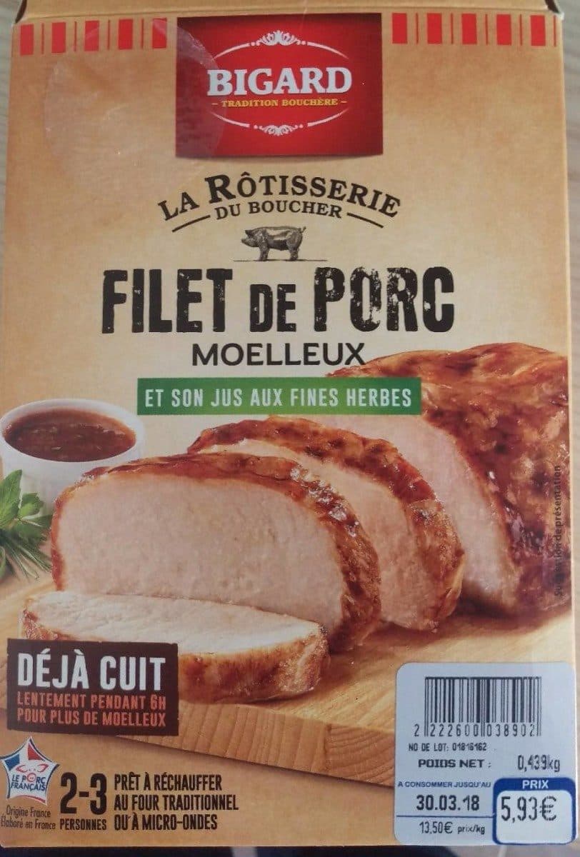 Bigard Filet de porc moelleux packshot