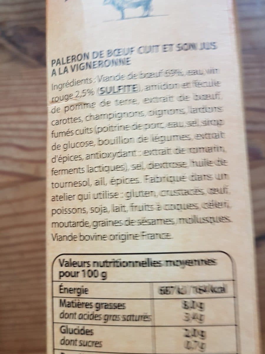 Bigard Paleron de boeuf packshot