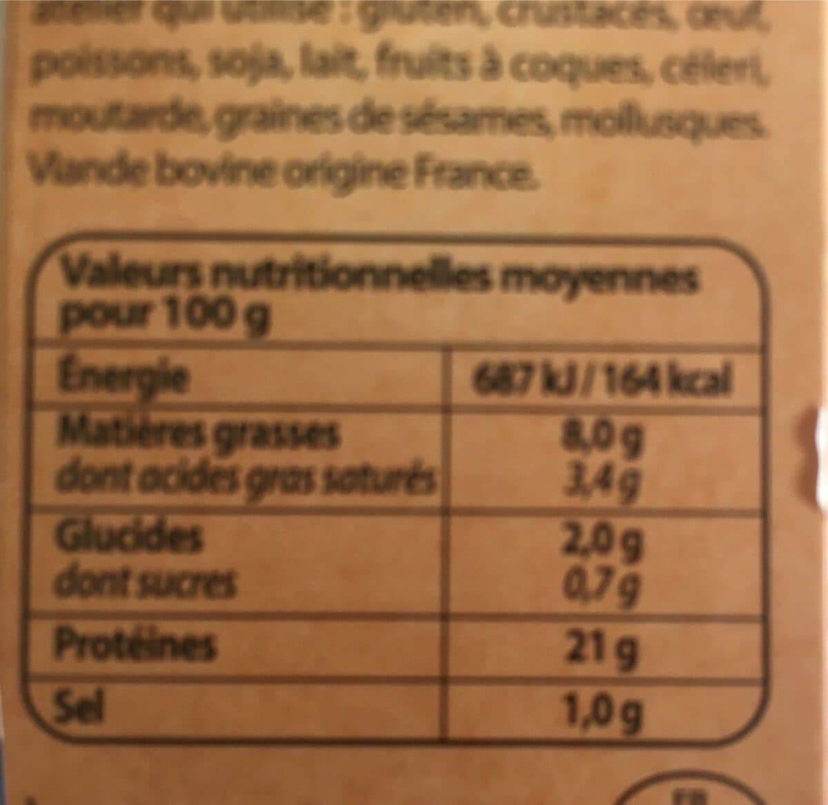 Bigard Paleron de boeuf fondant packshot