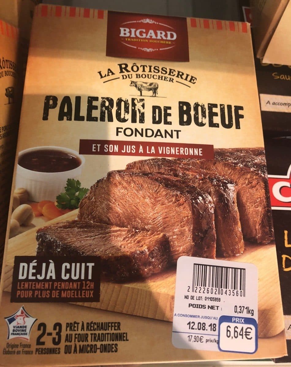 Bigard Paleron de boeuf packshot