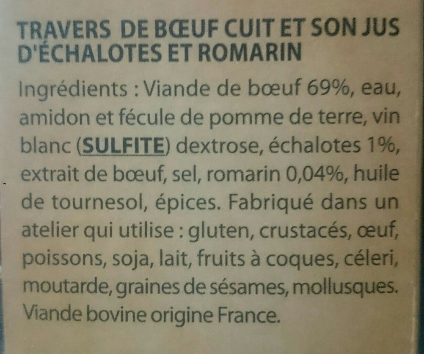 Bigard Travers de boeuf fondant packshot