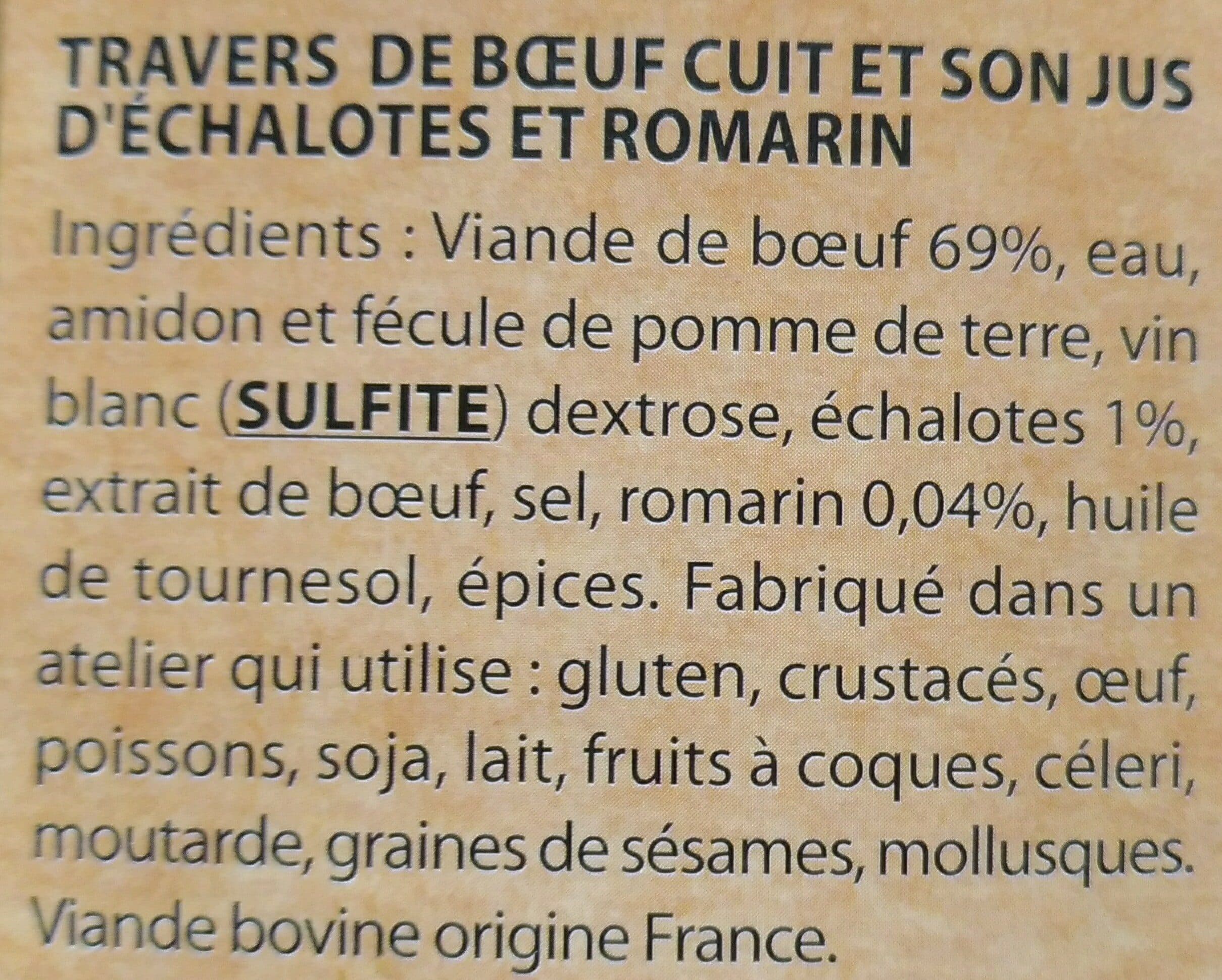 Bigard Travers de boeuf packshot