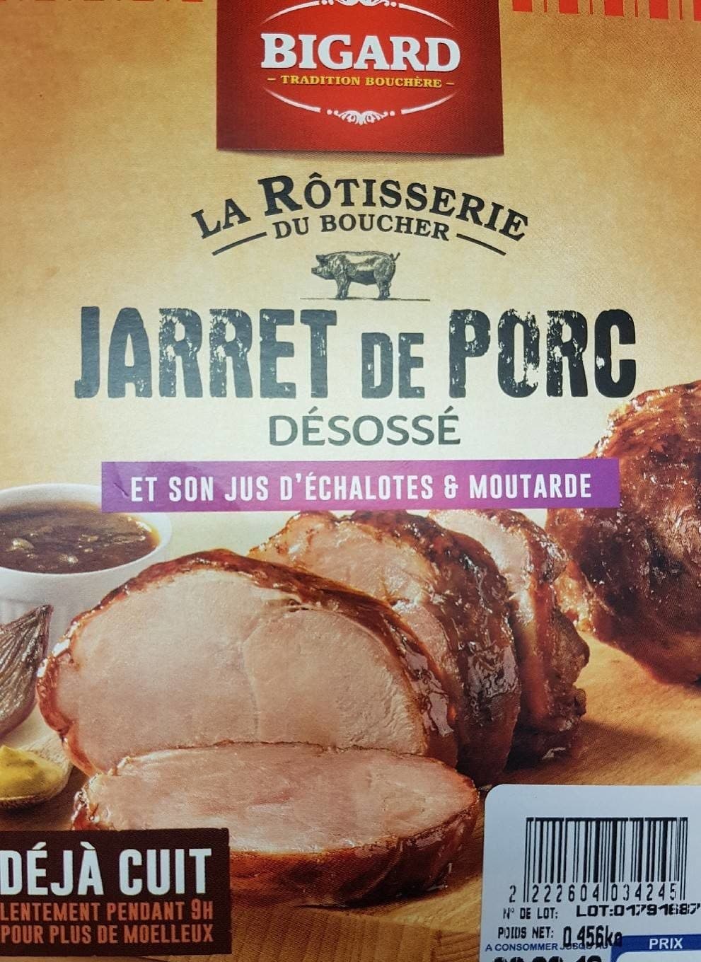 Bigard Jarret de porc désossé packshot