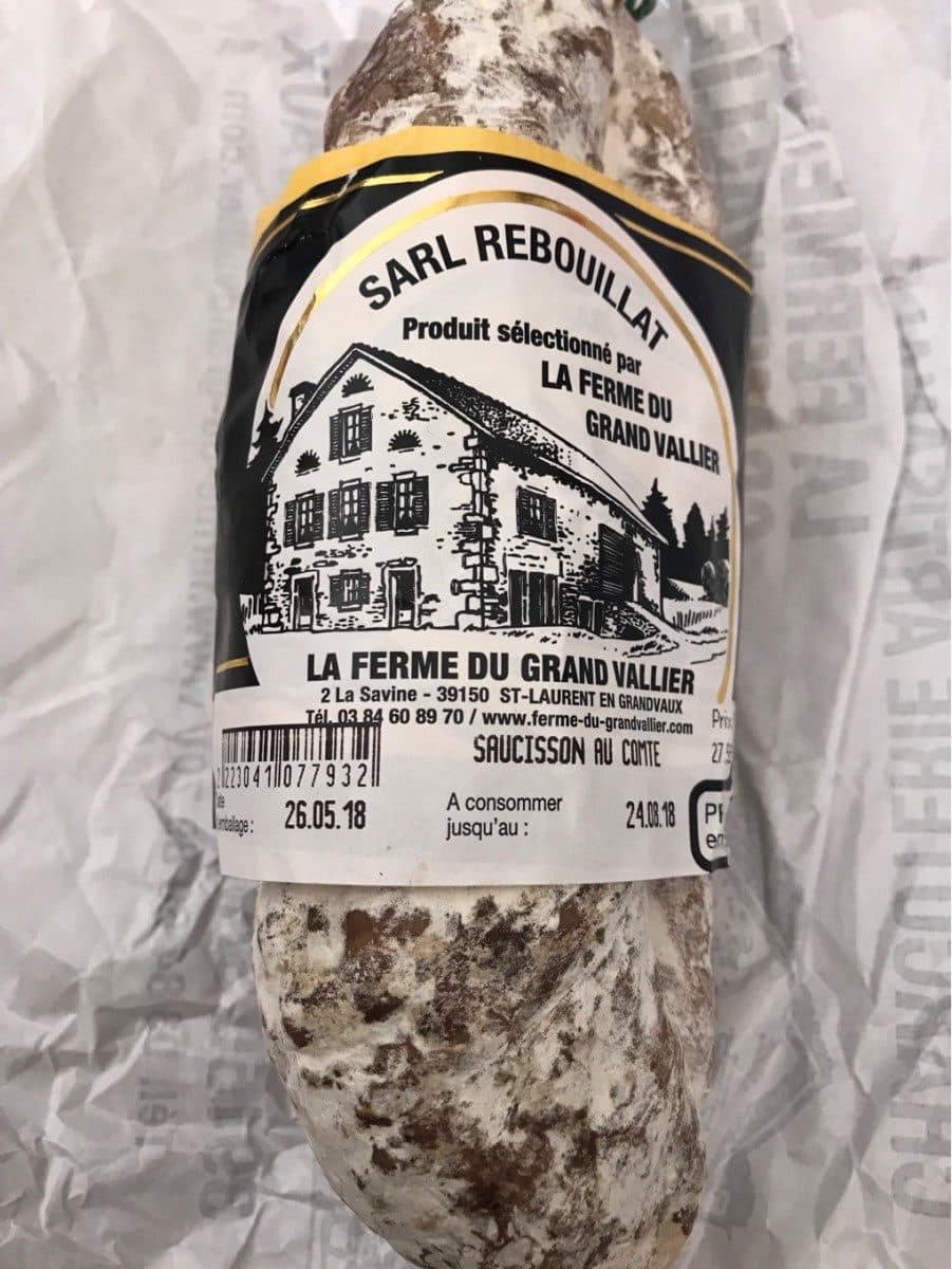 Open Food Facts Saucisson comté packshot