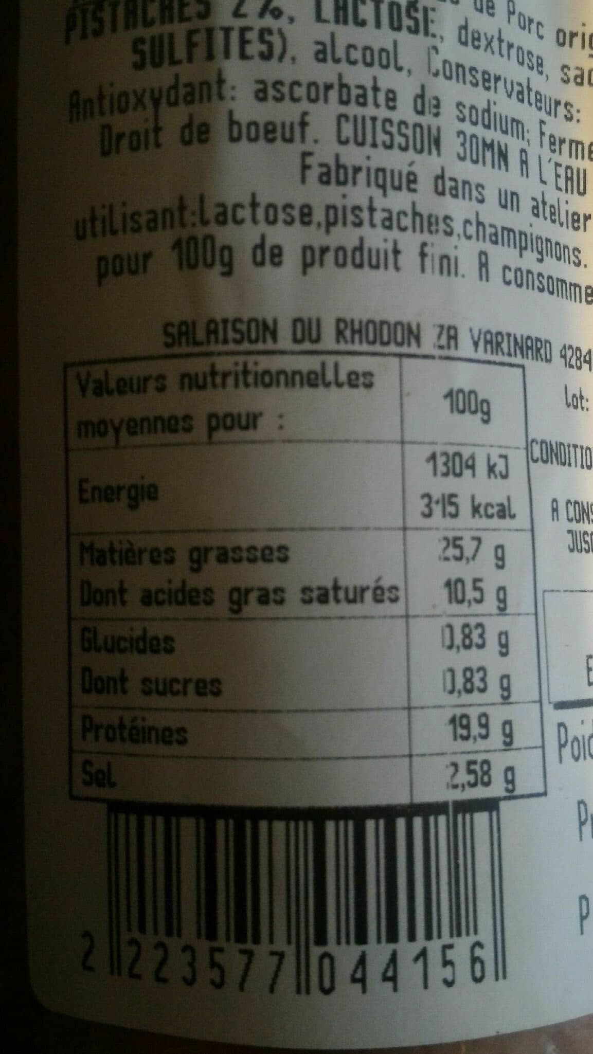 Open Food Facts Le pistaché packshot