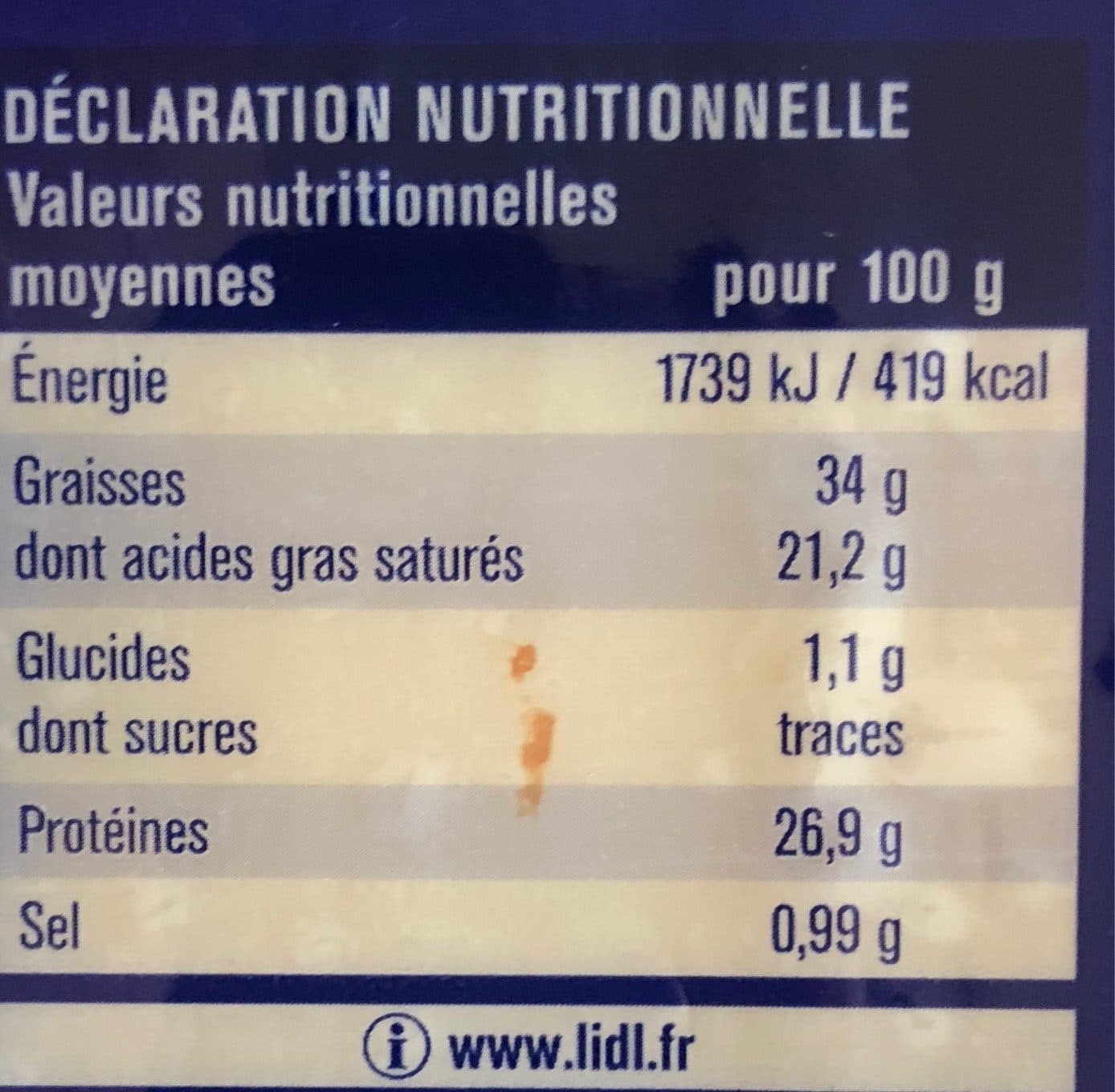 Étoile d’or Meule Belmontoise packshot