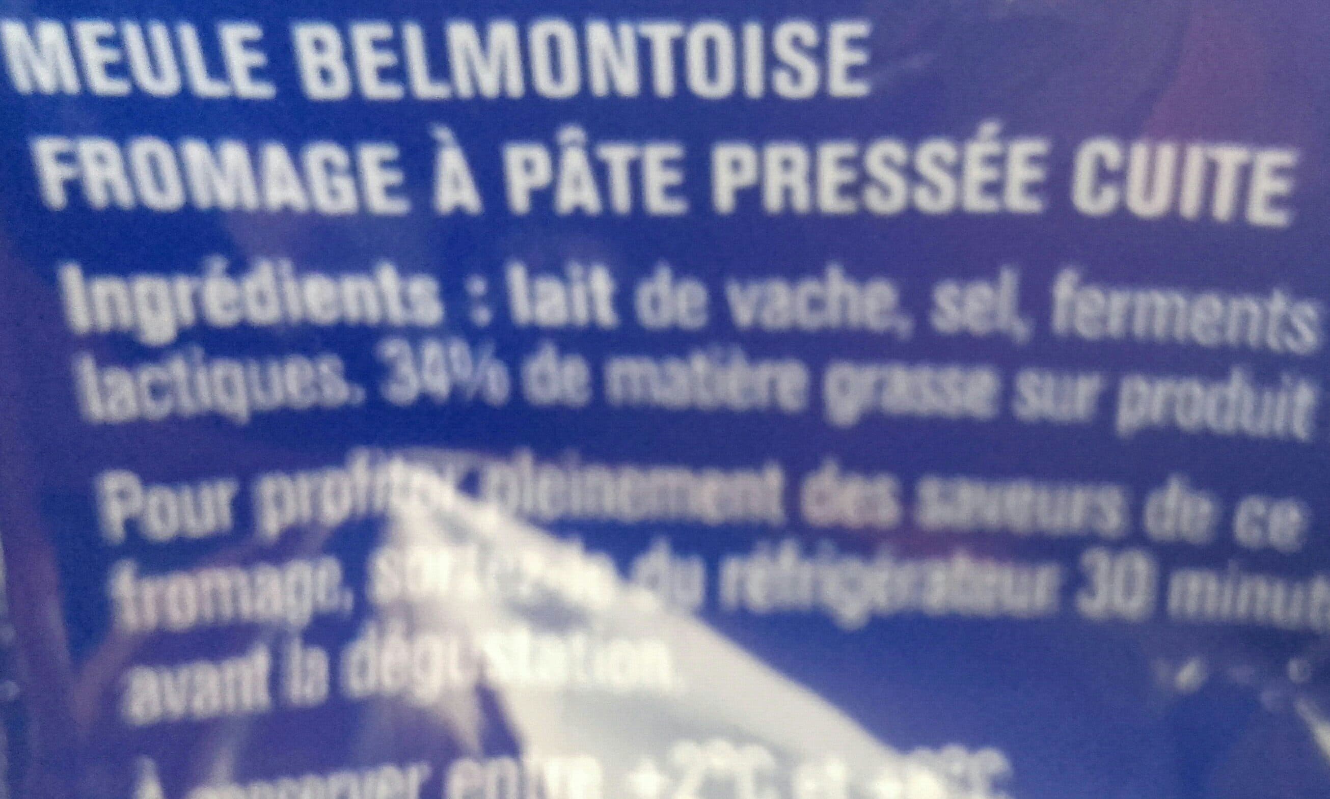 Étoile d'or Meule belmontoise packshot