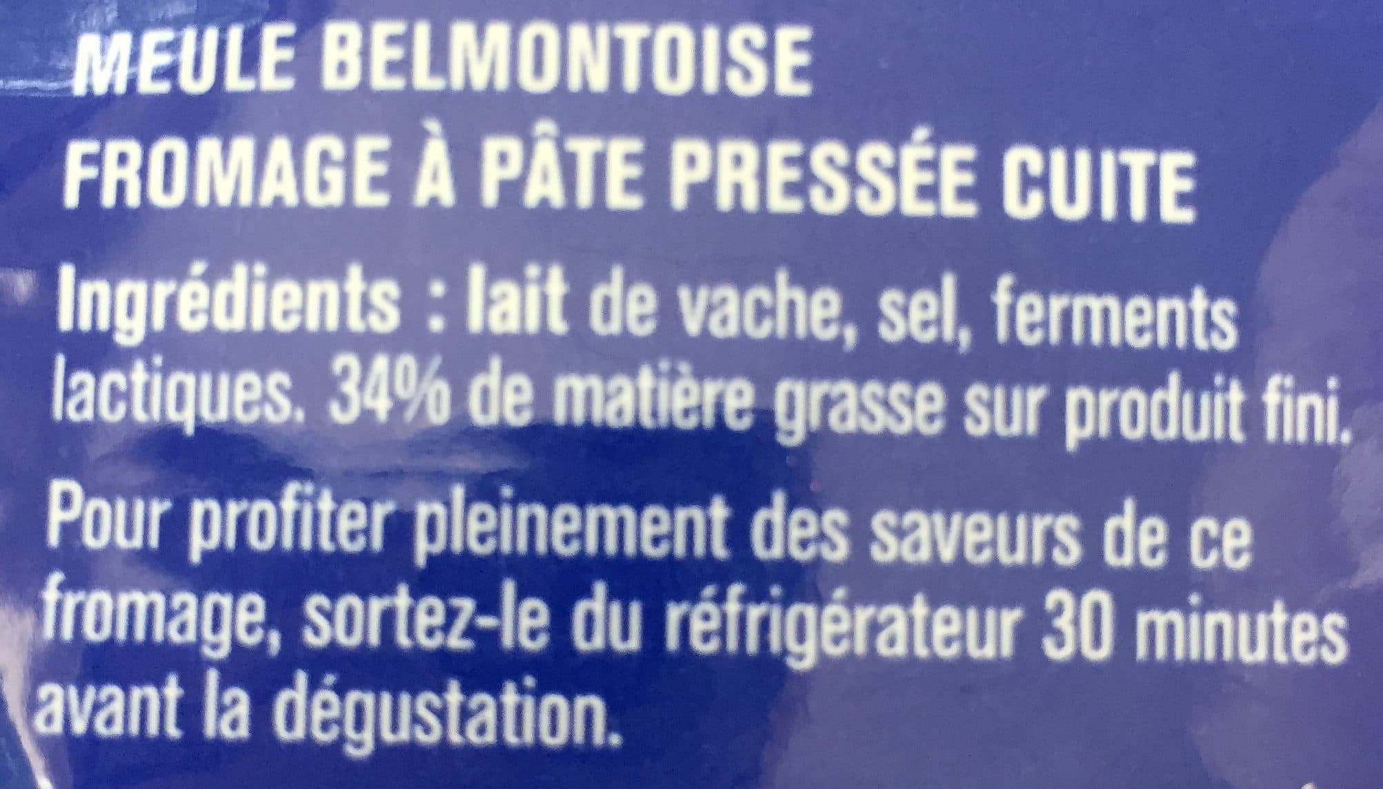 Etoile D'or Meule belmontoise packshot