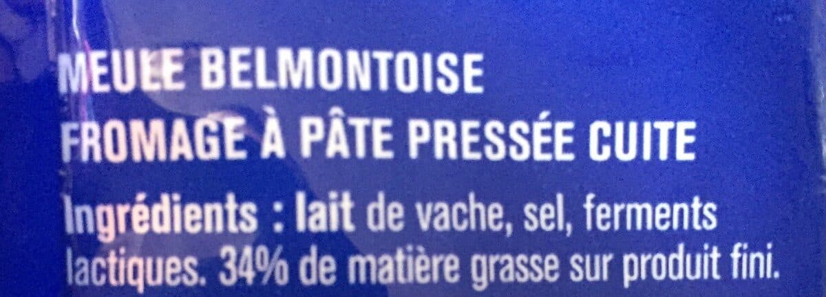 Open Food Facts Meule belmontoise packshot