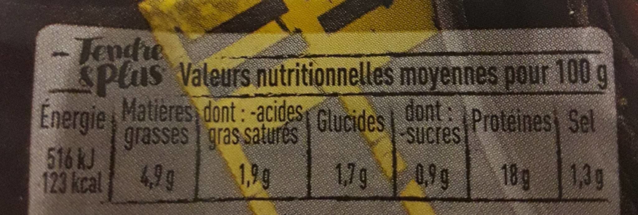 Tendre & Plus Souris d agneau confite packshot