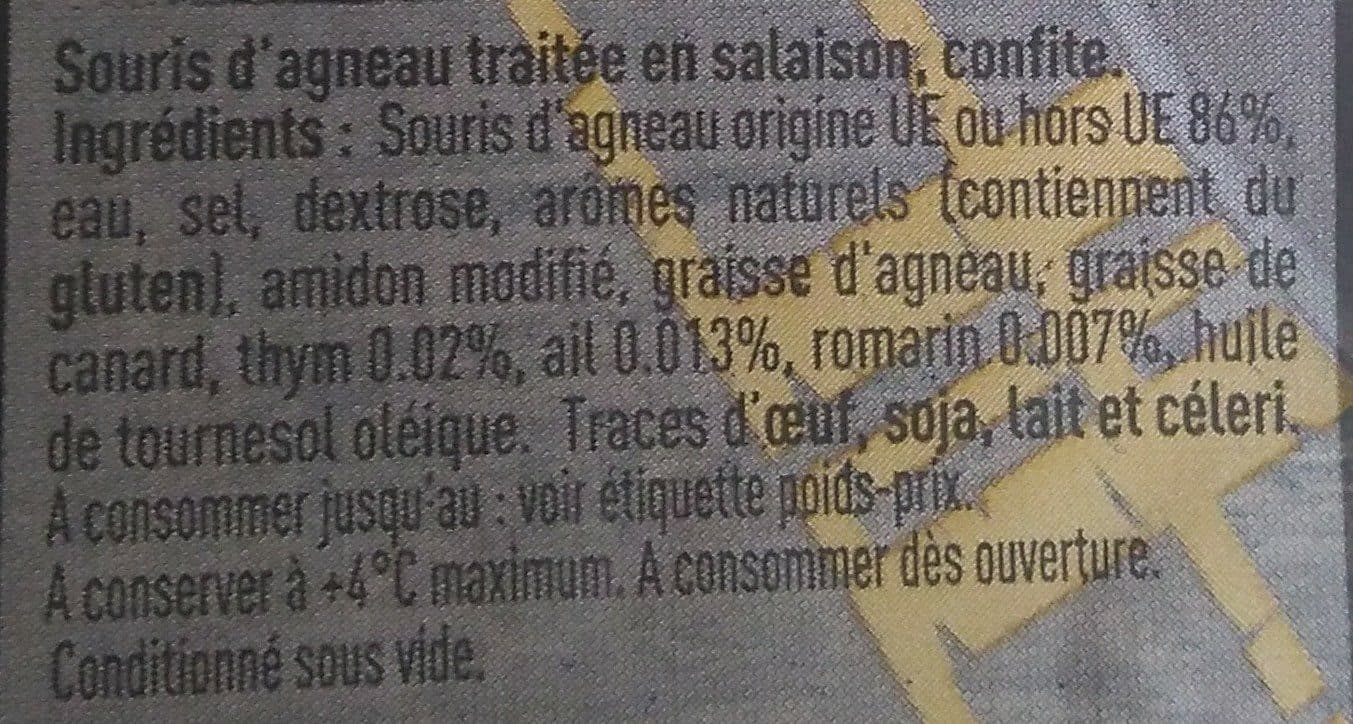 Tendre & Plus Souris d'agneau packshot