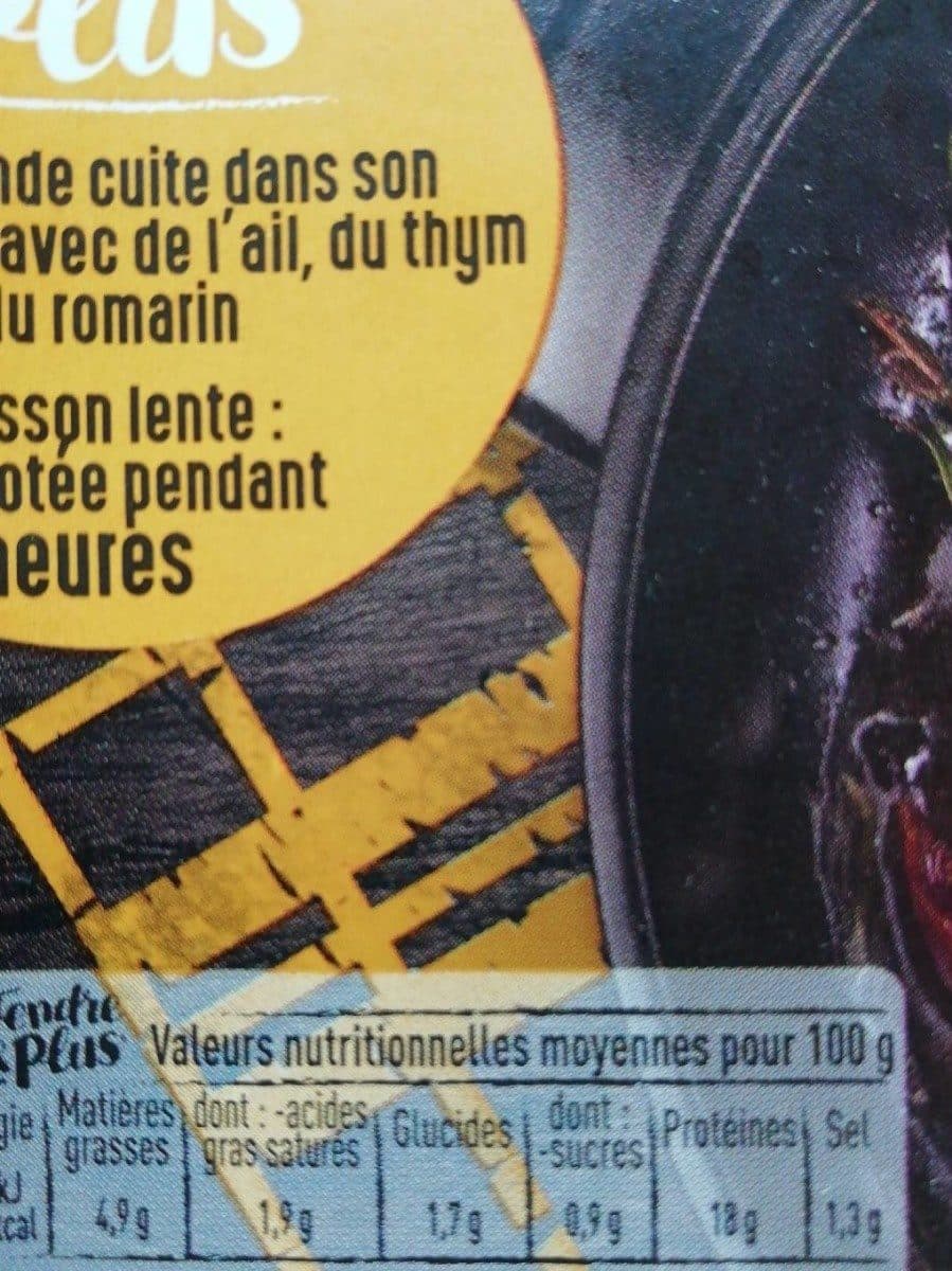Tendre & Plus Souris d'agneau confite packshot