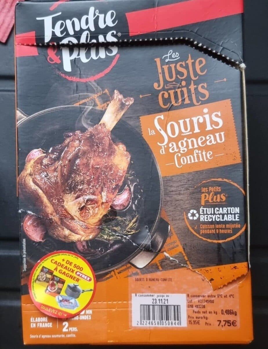 Tendre Et Plus Souris d'agneau confite packshot