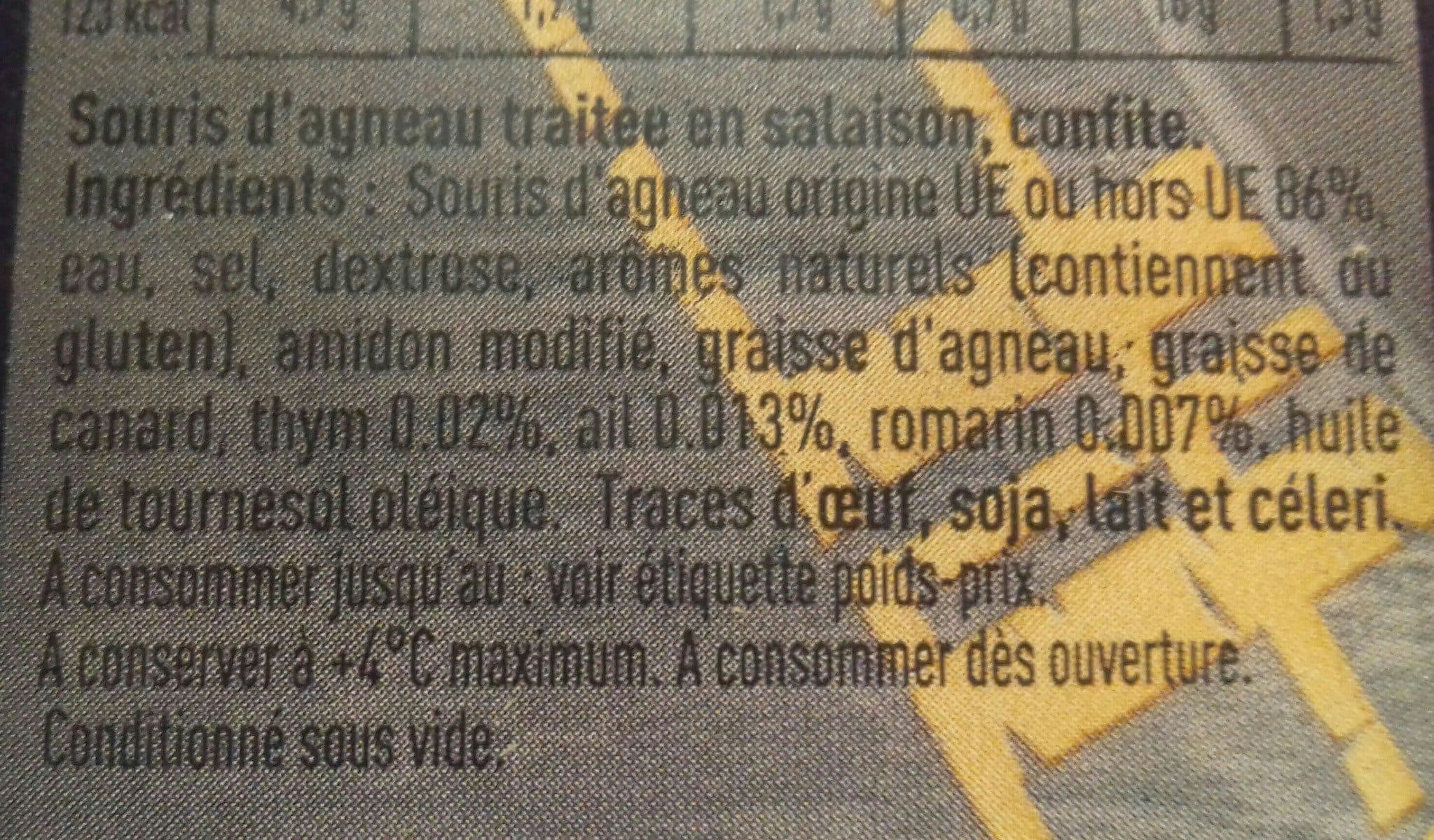 Tendre & Plus Souris d'agneau packshot