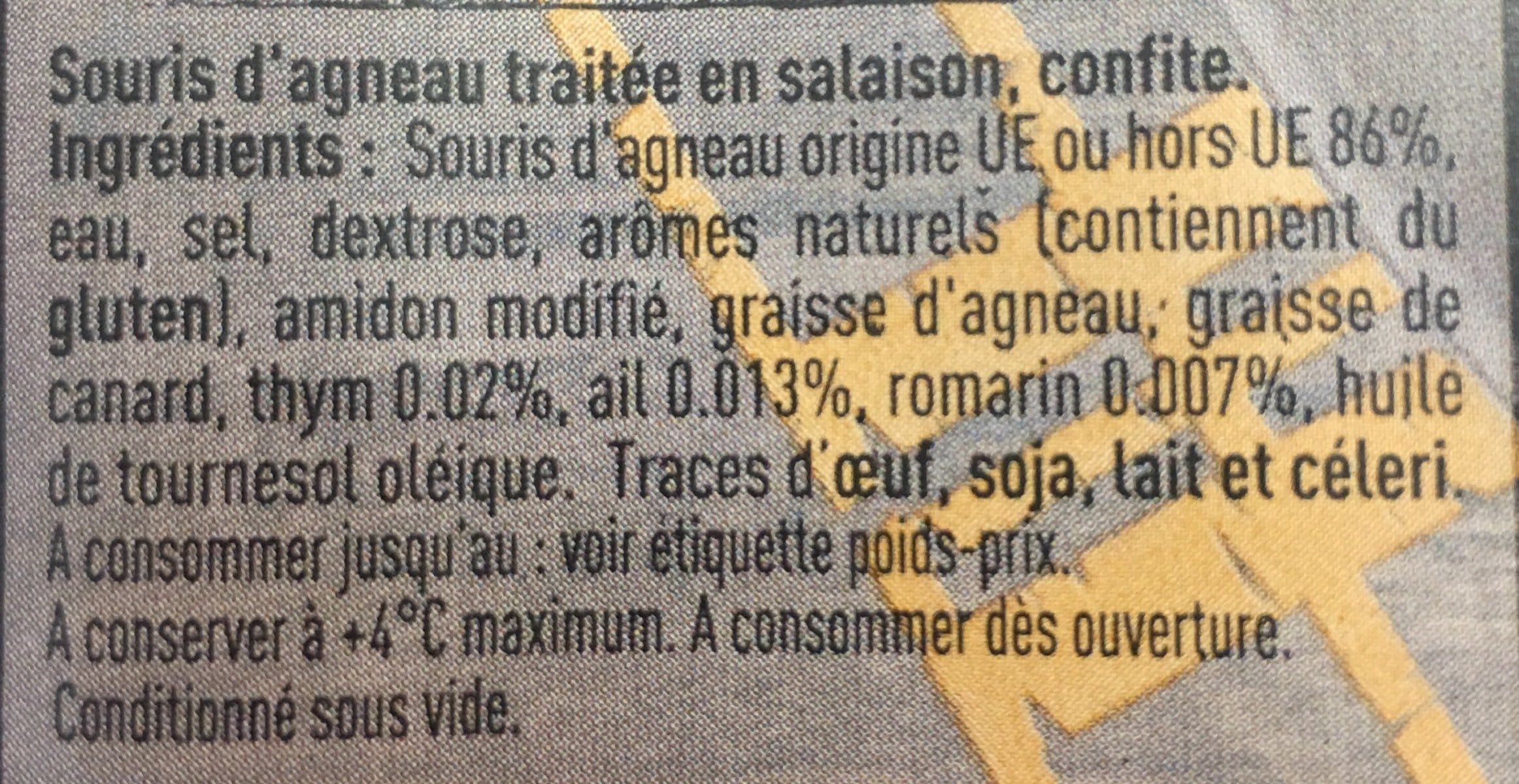 Tendre & Plus Souris d'agneau packshot